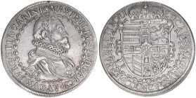 Erzherzog Maximilian 1602-1618
Taler, 1613. Hall
28,49g
Dav.3316
Rf.
ss+