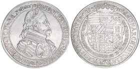 Rudolph II. 1576-1612
Taler, 1607. Sonderrüstung mit Tutuli
Hall
28,09g
MT 379
vz+