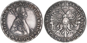 Rudolph II. 1576-1612
Taler, 1603. sehr selten
Nagybanya
27,70g
Dav.3014
ss/vz