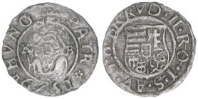 Rudolph II. 1576-1608
Denar, 1579 KB. Kremnitz
0,42g
ss+