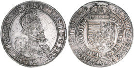 Matthias 1612-1619
Taler, 1609. üblicher Stempelfehler
Wien
28,4g
MzA 95
kl. Rf.
vz