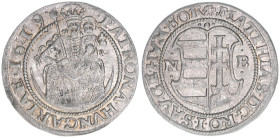 Matthias 1612-1619
Groschen, 1619 NB. Nagybanya
2,36g
Huszar 1133
vz