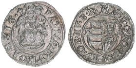 Matthias 1608-1619
Denar, 1616 KB. Kremnitz
0,47g
vz