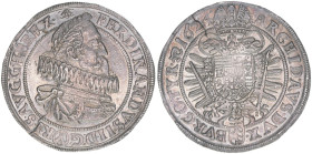 Ferdinand II. 1619-1637
Taler, 1624. von M. Fellner
Wien
28,56g
Herinek 370c
vz-
