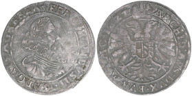 Ferdinand II. 1619-1637
75 Kreuzer, 1622. sehr selten
Wien
7,51g
s/ss
