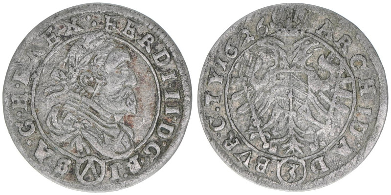 Ferdinand II. 1619-1637
Groschen, 1626. Wien
1,61g
ss/vz