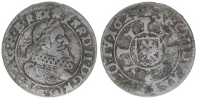 Ferdinand II. 1619-1637
1 Kreuzer, 1624. selten
Hall
0,79g
ss