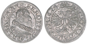 Ferdinand II. 1619-1637
1 Kreuzer, 1624. Breslau
0,96g
vz
