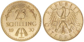 25 Schilling, 1930
Gold. 5,88g
ANK 3
vz+