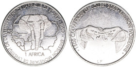 1500 Francs, 2003
Elfenbeinküste. 5,84g. stfr-