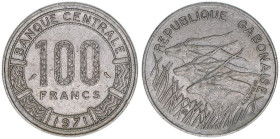 100 Francs, 1971
Gabun. Nickel. 7,03g
Schön 11
vz-