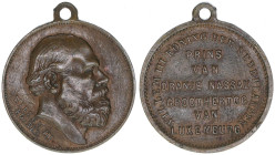 Willem III.
Niederlande. Medaille, ohne Jahr. 22mm
3,90g
Originalöse
ss