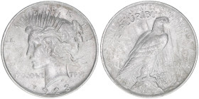 One Dollar Liberty, 1928
Vereinigte Staaten von Amerika. Silber. 26,69g
Schön 137
ss
