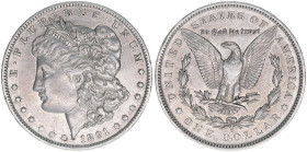 One Dollar, 1891 O
Vereinigte Staaten von Amerika. New Orleans. 26,72g
Schön 123
ss/vz