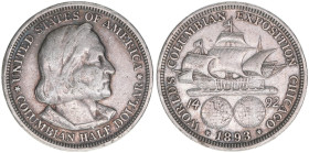 Half Dollar Kolumbus, 1893
Vereinigte Staaten von Amerika. 12,48g. Schön 125
ss