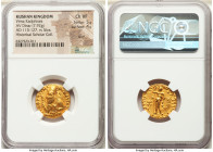 INDIA. Kushan Empire. Vima Kadphises (ca. AD 113-127). AV dinar (20mm, 7.92 gm, 12h). NGC Choice VF 5/5 - 4/5, scuff. Attic (Kushan) standard, Bactria...