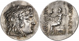 (120-90 a.C.). A nombre de Alejandro Magno. Odessos. Tetradracma. (S. falta) (CNG. III, 1587). 16,52 g. EBC-/EBC.