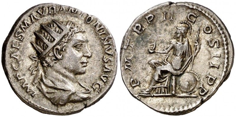 (219 d.C.). Eliogábalo. Antoniniano. (Spink 7494) (Co. 139) (RIC. 12). 4,35 g. E...