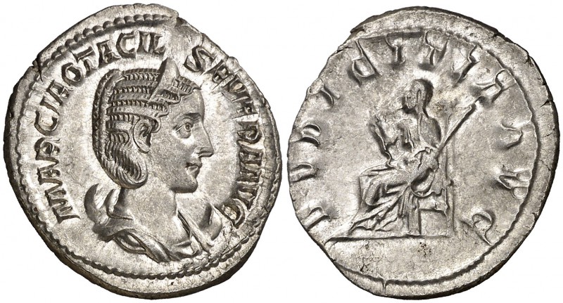 (244-245 d.C.). Otacilia Severa. Antoniniano. (Spink 9159) (S. 53) (RIC. 123c). ...