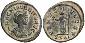(283 d.C.). Magnia Urbica. Antoniniano. (Spink 12420) (Co. 9) (RIC. 345). 3,32 g. Escasa. MBC+.