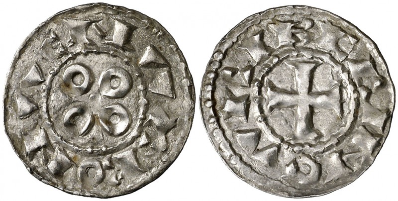 Vescomtat de Narbona. Berenguer (1019-1067). Narbona. Diner. (Cru.V.S. 157) (Cru...