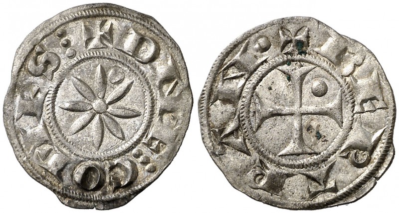 Comtat d'Embrun. Bertran d'Urgell (1150-1207). Diner. (Cru.V.S. falta) (Cru.Occi...