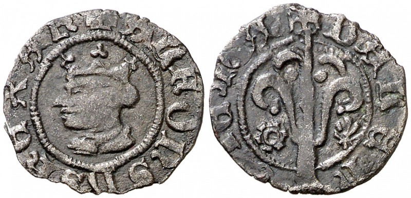 Alfons IV (1416-1458). Valencia. Diner. (Cru.V.S. 868) (Cru.C.G. 2915). 0,85 g. ...