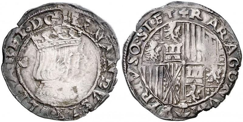 Ferran II (1479-1516). Nàpols. Carlí. (Cru.V.S. 1289) (Cru.C.G. 3189) (MIR 116/1...