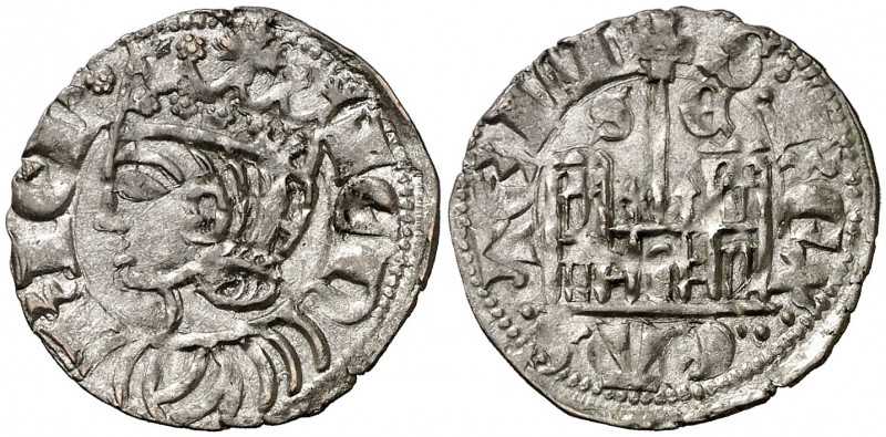 Enrique II (1368-1379). Segovia. Cornado. (AB. 483). 0,82 g. Bella. Escasa así. ...
