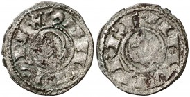 Sancho el Fuerte (1194-1234). Navarra. Dinero. (Cru.V.S. 224.1). 0,64 g. Escasa. MBC.