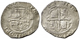 s/d. Felipe II. México. O. 4 reales. (Cal. 335 var.). 13,59 g. Valor: . Buen ejemplar. Ex Áureo 27/09/2000, nº 775. Escasa. MBC.