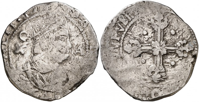 (1)646. Felipe IV. Cagliari. 10 reales. (Vti. falta) (MIR. 68/5) (Piras 146). 25...