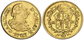 1783. Carlos III. Madrid. JD. 1/2 escudo. (Cal. 774). 1,76 g. Parte de brillo original. MBC/MBC+.