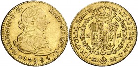 1788. Carlos III. Madrid. M. 2 escudos. (Cal. 459). 6,74 g. MBC-/MBC.