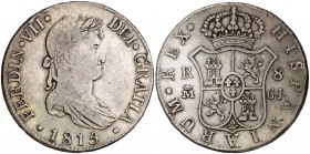 1815. Fernando VII. Madrid. GJ. 8 reales. (Cal. 504). 26,73 g. Golpecitos. MBC.