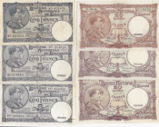 Belgium 5 & 20 Francs 1922-48 (6)
VF.