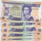 Belize 2 Dollars 2014 (15)
UNC Pick 66e.