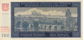 Bohemia & Moravia 100 Kronen 1940
UNC Pick 7.