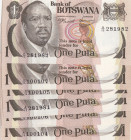 Botswana 1 Pula 1976 (10)
UNC Pick 1.