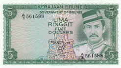 Brunei 5 Ringgit 1979
UNC Pick 7a.