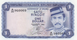 Brunei 1 Ringgit 1980
UNC Pick 6b RADAR #