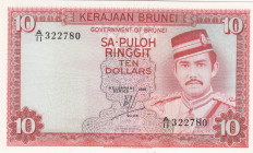 Brunei 10 Ringgit 1981
UNC Pick 8a.