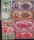 Lot of paper money: China (8)
Various condition. Sold as is, no returns.