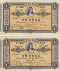 Colombia 1 Peso 1883 (2) Pamplona
VF Pick S711.