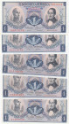 Colombia 1 Peso 1961-70 (5)
UNC Pick 404b-e.