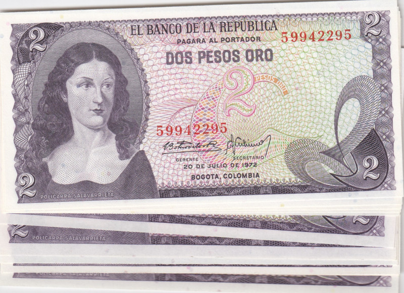 Colombia 2 Pesos 1972 (15)
UNC Pick 413a.