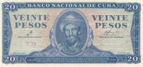Cuba 20 Pesos 1961
UNC Pick 97x.