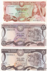Cyprus 500 Mils & 1 Pound 1979-82 (2)
UNC Pick 45,46,50.