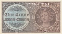Bohemia & Moravia 1 Krone 1940 specimen
UNC Pick 3s.