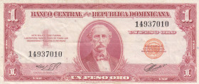 Dominican Republic 1 Peso 1963
VF Pick 91.